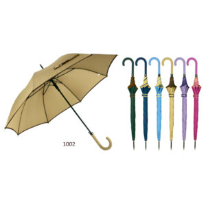 matching color auto open stick umbrella