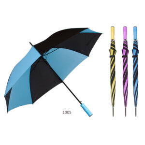 Matching color windproof straight umbrella