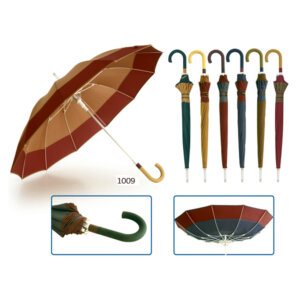 Strong windproof stick auto open umbrella