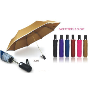 safety auto open and close windproof travel umbrella