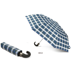 Check design windproof folding umbrella