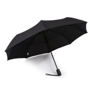 Black windproof travel umbrella