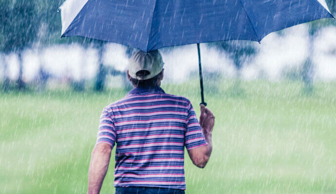 double layer windproof golf umbrella